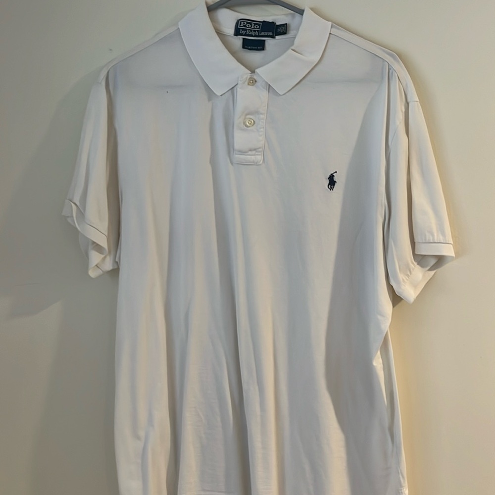 Polo Ralph Lauren short sleeve polo, white, size XL